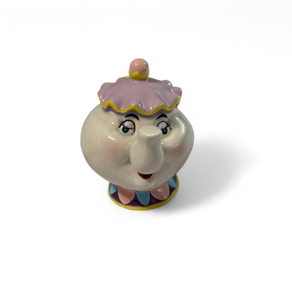 1990s lot of 2 Disney Beauty and the Beast Mrs Potts and Lumiere set 3.5 inch - Picture 4 of 8